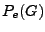 $P_{e}(G)$