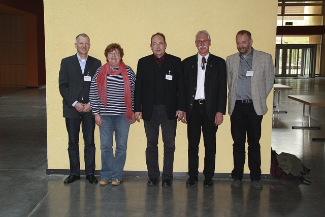 Picture of organisers of the Conference in memoriam of Dieter Happel