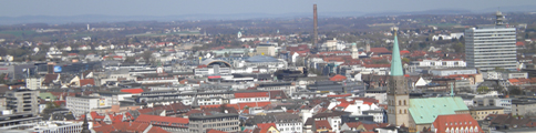 Blick über Bielefeld