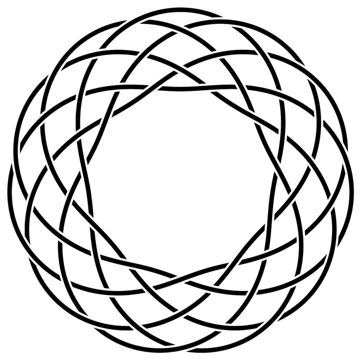 *Torusknoten (6,11) (alternierend)