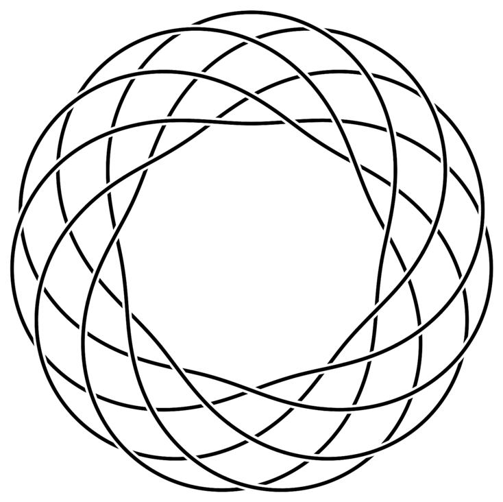 Torusknoten (6,11) (gespiegelt)