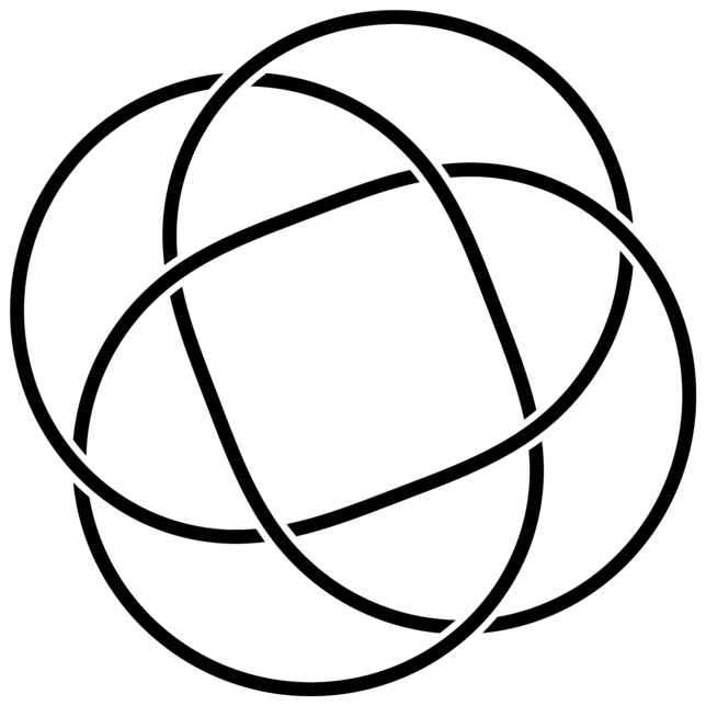 *Torusknoten (3,4) (alternierend)