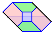 Projection 3 (thick edges with overlaps)
