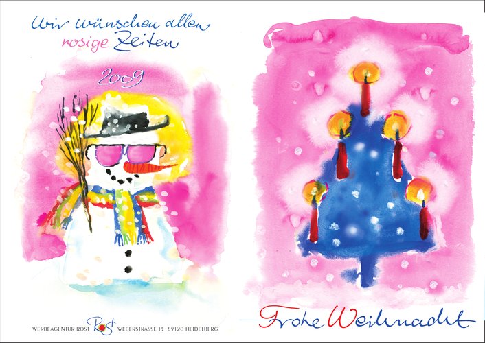 Weihnachtskarte 2008 (au&szlig;en)