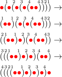 Another maximal path in the 4-dimensional associahedron Another label for the 4-dimensional associahedron