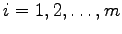 $ i=1,2,\dots,m$