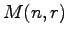 $ M(n,r)$