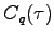 $ C_q(\tau )$