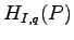 $ H_{I,q}(P)$