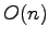 $ O(n)$