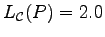 $ L_{\mathcal C}(P)=2.0$