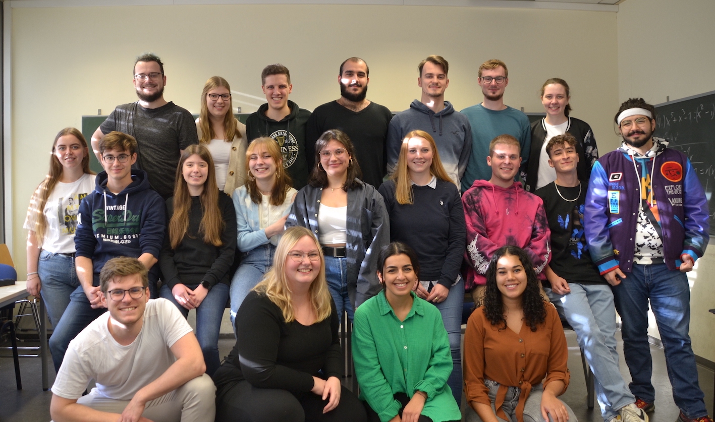 A picture showing some of our active students