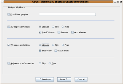 viewer output options