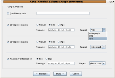 file output options