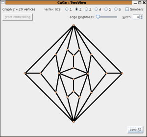 A quadrangulation with given degrees