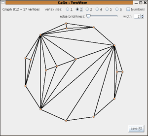 A triangulation of the disk