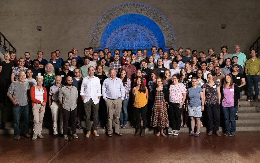 Conference picture of `Equivariant Topology and Derived Algebra: A Jolly Pleasant Conference for Greenlees' in Trondheim in 2019