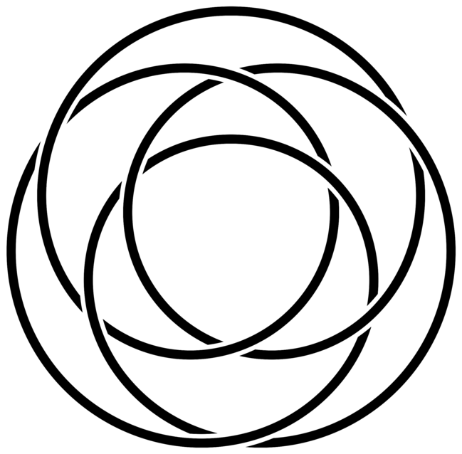 *Torusknoten (4,3) (alternierend)