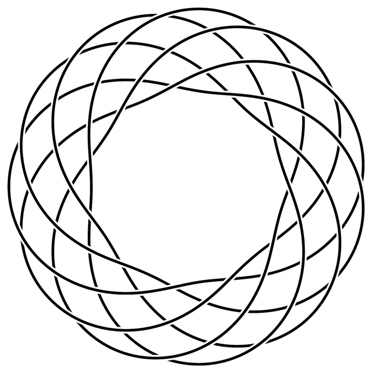 Torusknoten (6,11) [thin version]