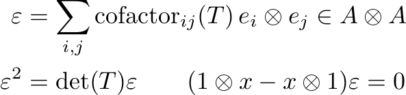 The separability idempotent via the adjunct of the trace form The separability idempotent via the adjunct of the trace form