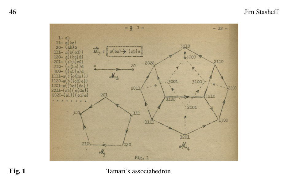 Scan of Tamari's diagram